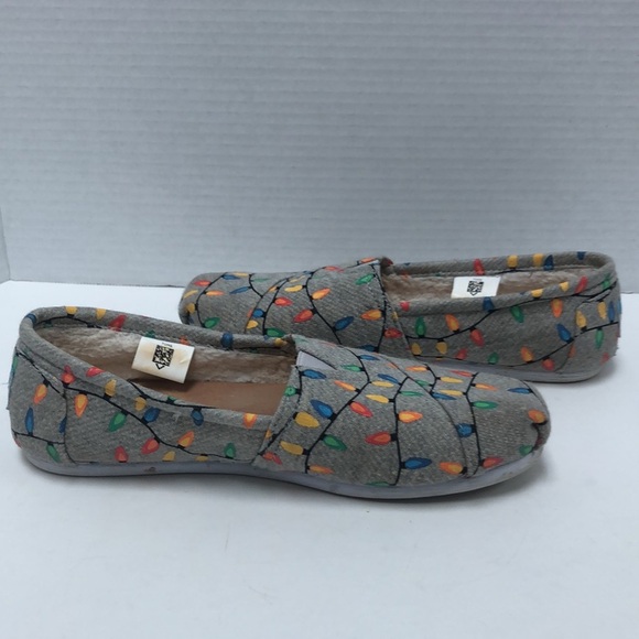 Toms flow in dark tree lights slip on shoe - Picture 4 of 7